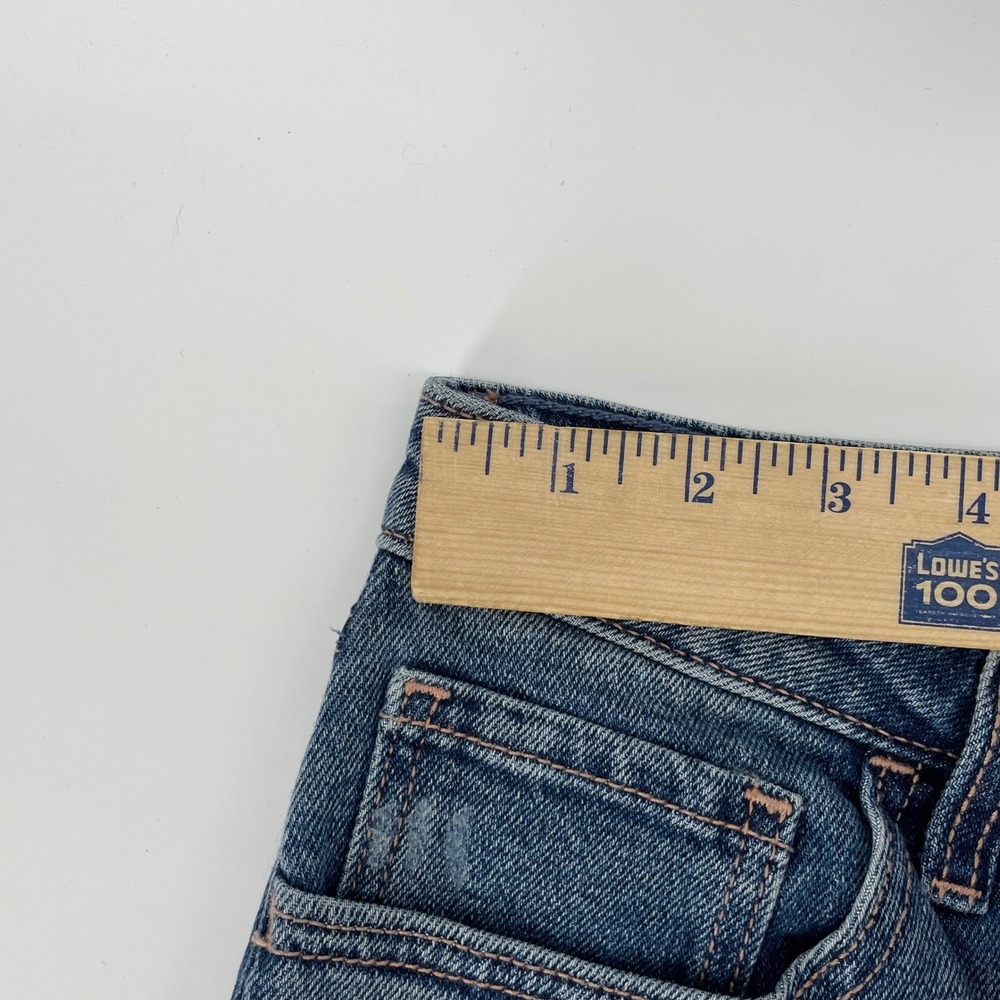 Hollister Low-Rise 90s Vintage Straight Distressed Jeans Blue 11R W30 L31 - Picture 7 of 11